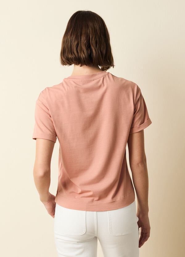 Ovs T-shirt In Cotone E Modal Stretch