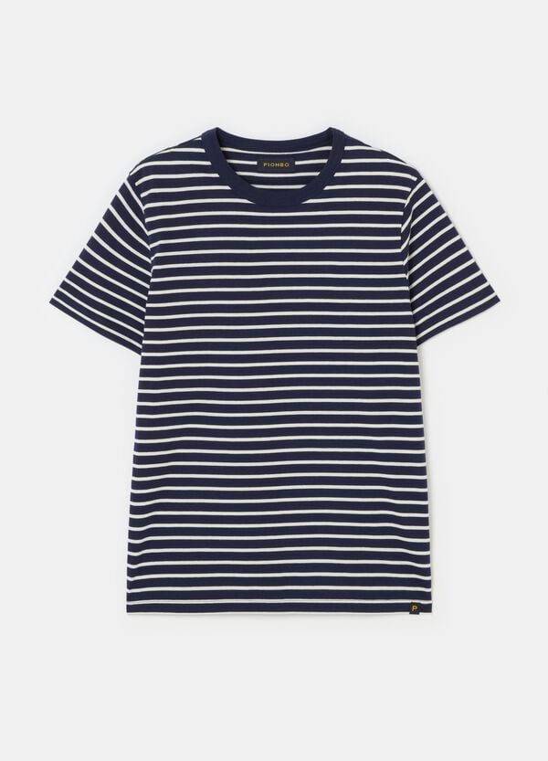 Ovs T-shirt In Cotone Fantasia A Righe