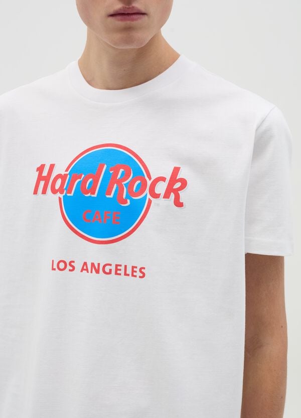 Ovs T-shirt In Cotone Hard Rock Cafe Los Angeles