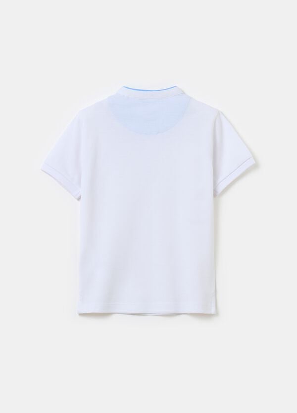 Ovs T-shirt In Cotone Operato Con Taschino