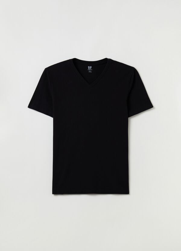 Ovs T-shirt In Cotone Scollo A V