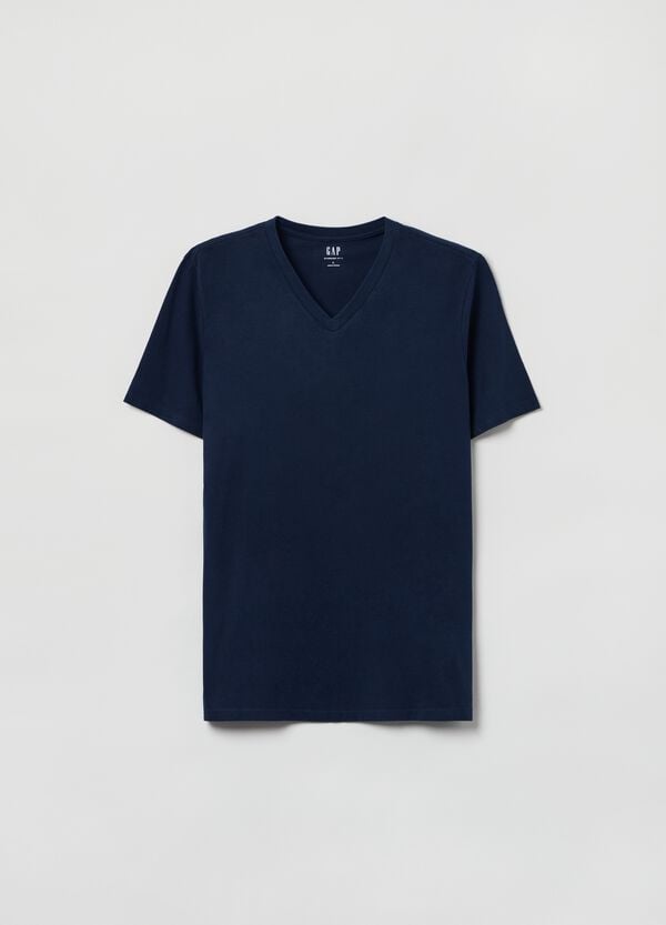 Ovs T-shirt In Cotone Scollo A V