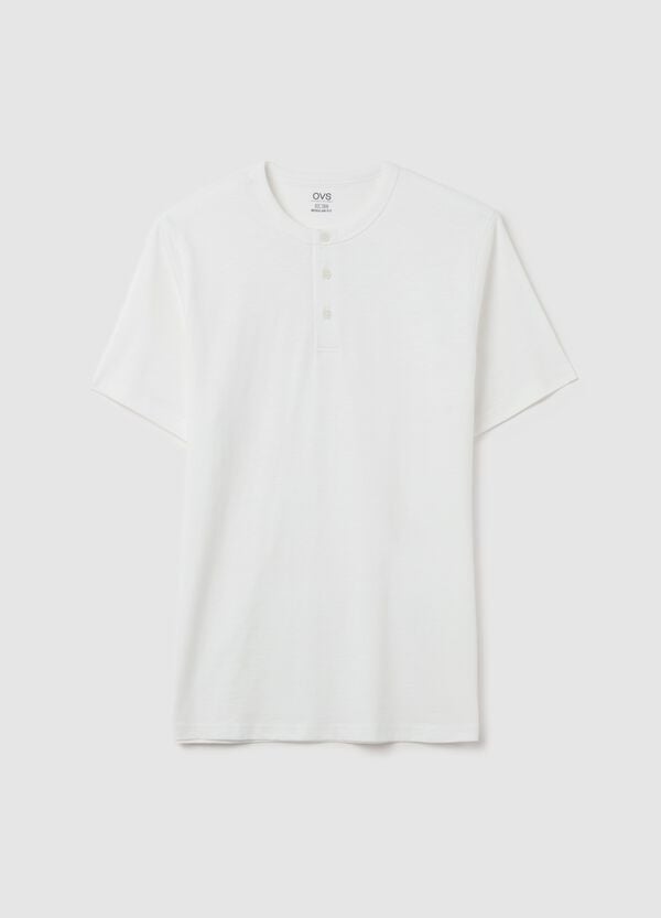 Ovs T-shirt in cotone scollo serafino
