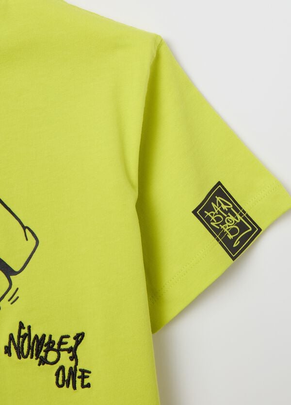 Ovs T-shirt In Cotone Stampa Bugs Bunny "Skate"