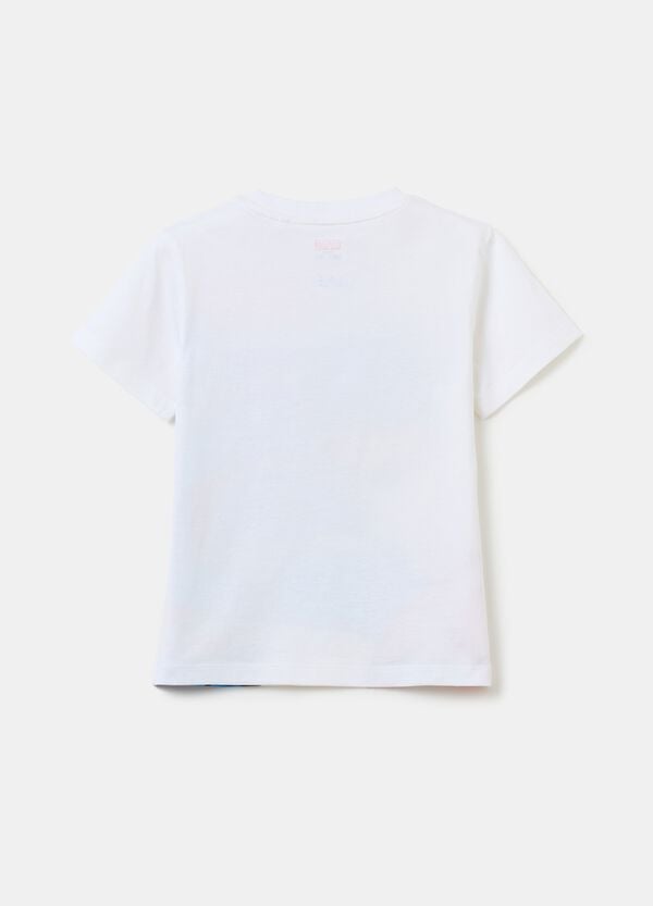Ovs T-shirt In Cotone Stampa Captain America