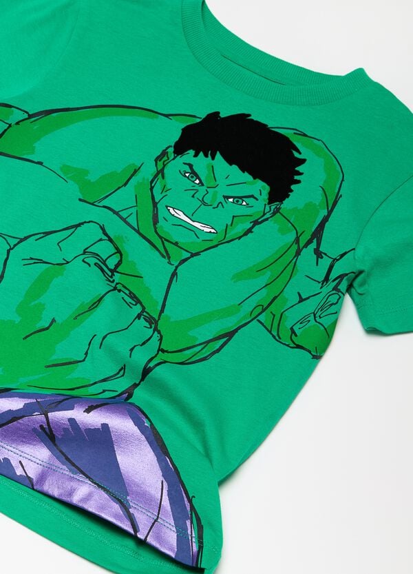 Ovs T-shirt In Cotone Stampa L'Incredibile Hulk