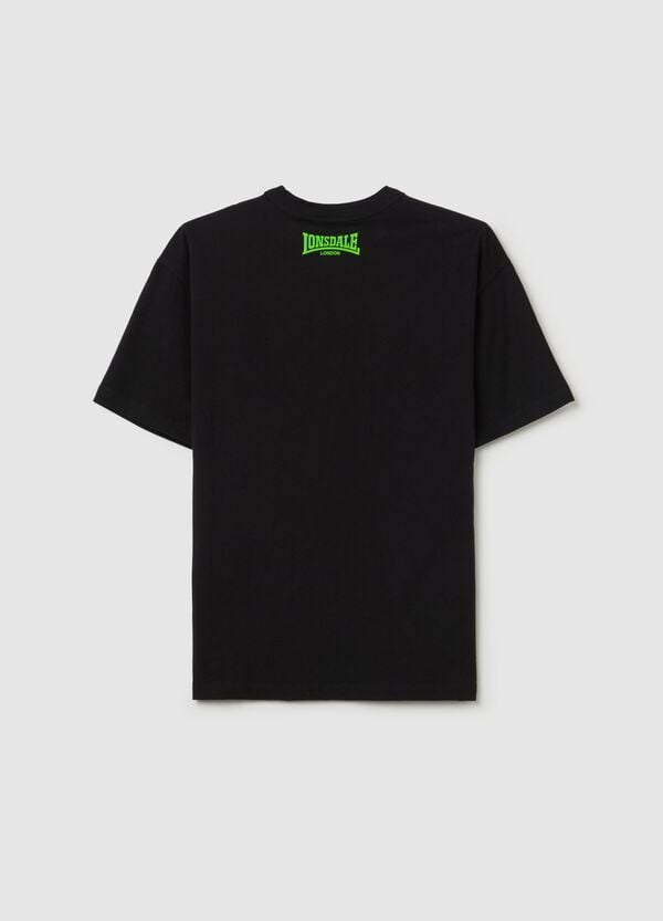 Ovs T-shirt In Cotone Stampa Logo Stile Graffiti