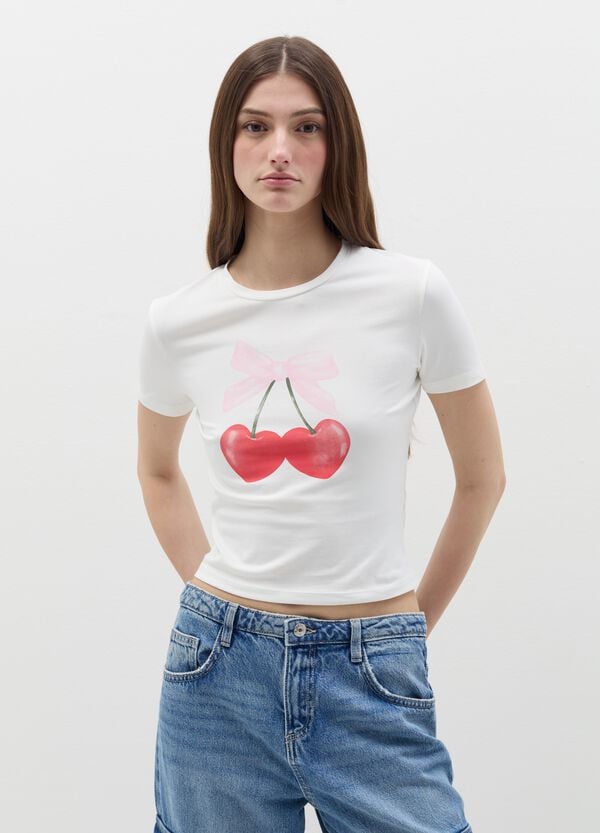 Ovs T-shirt In Cotone Stretch