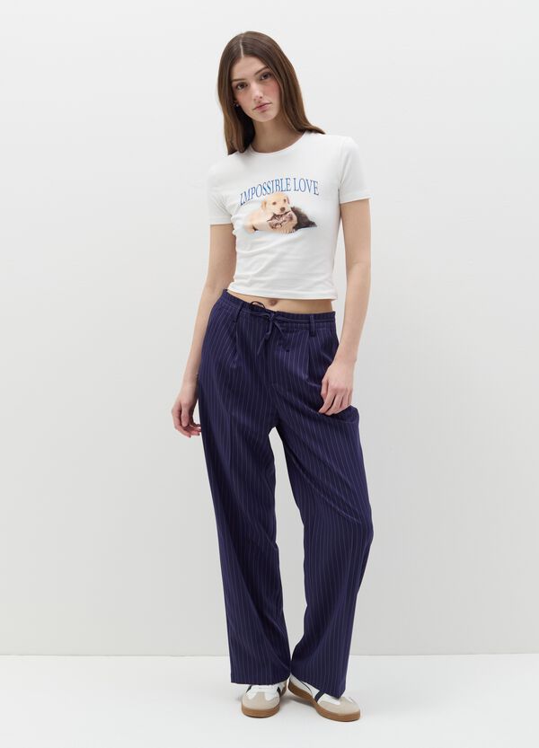 Ovs T-shirt In Cotone Stretch