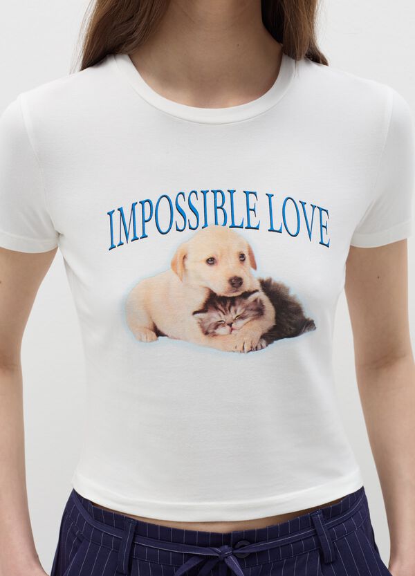 Ovs T-shirt In Cotone Stretch