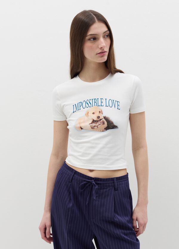 Ovs T-shirt In Cotone Stretch