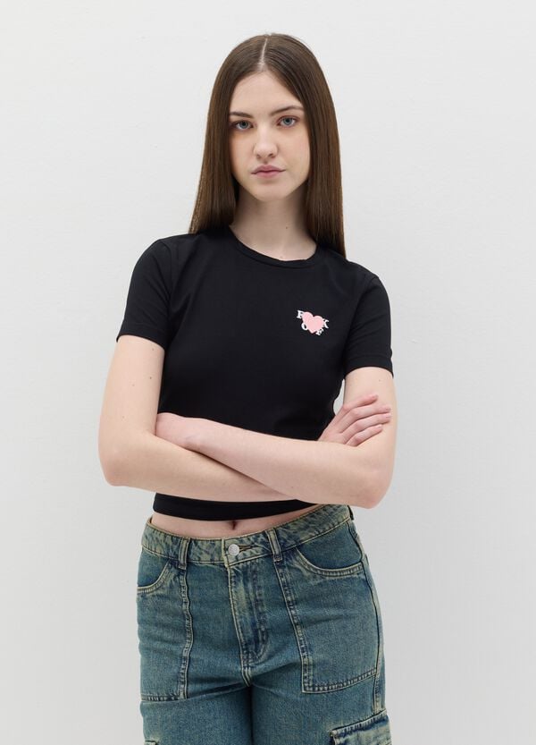 Ovs T-shirt In Cotone Stretch