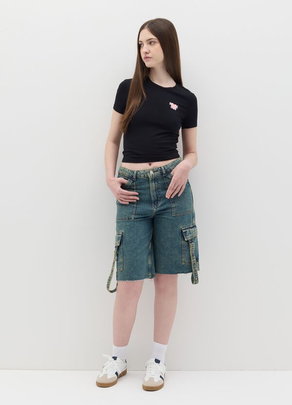 Ovs T-shirt In Cotone Stretch