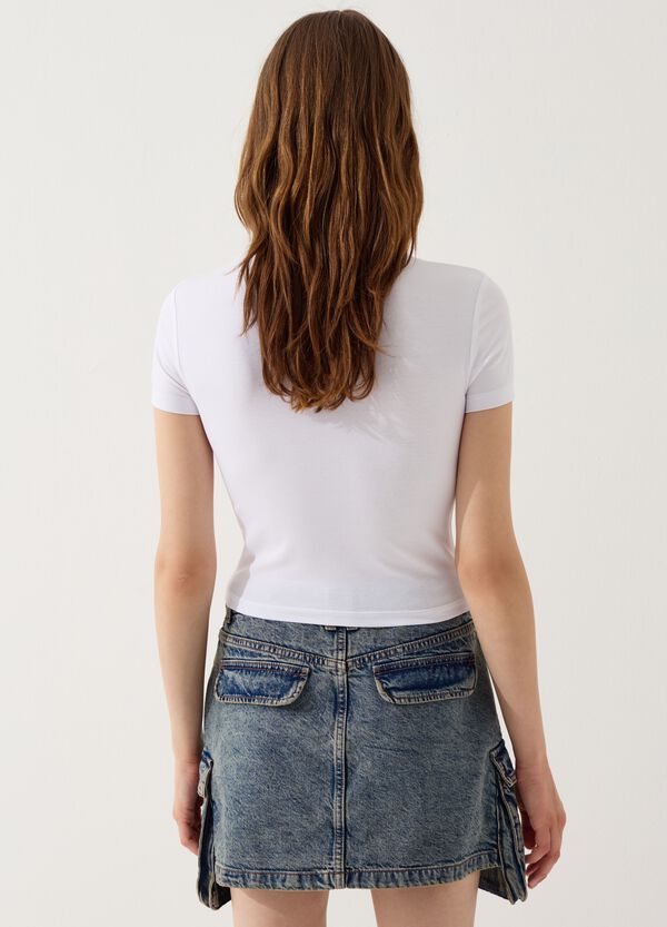 Ovs T-shirt In Cotone Stretch Con Stampa