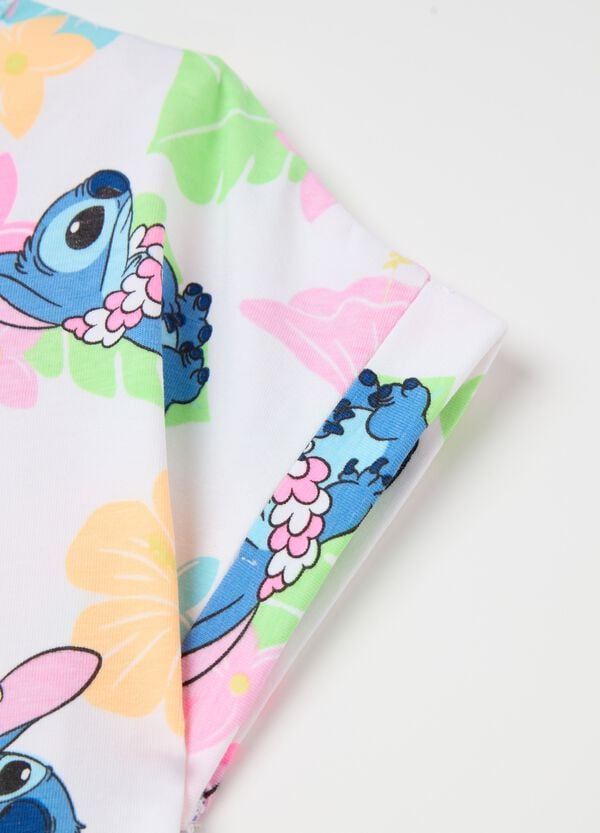 Ovs T-shirt In Cotone Stretch Con Stampa Stitch