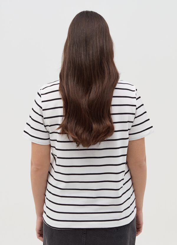 Ovs T-shirt In Cotone Stretch Curvy