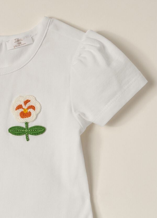 Ovs T-shirt In Cotone Stretch IANA Neonata