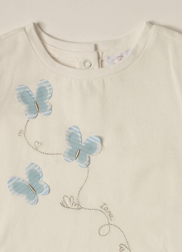 Ovs T-shirt In Cotone Stretch IANA Neonata