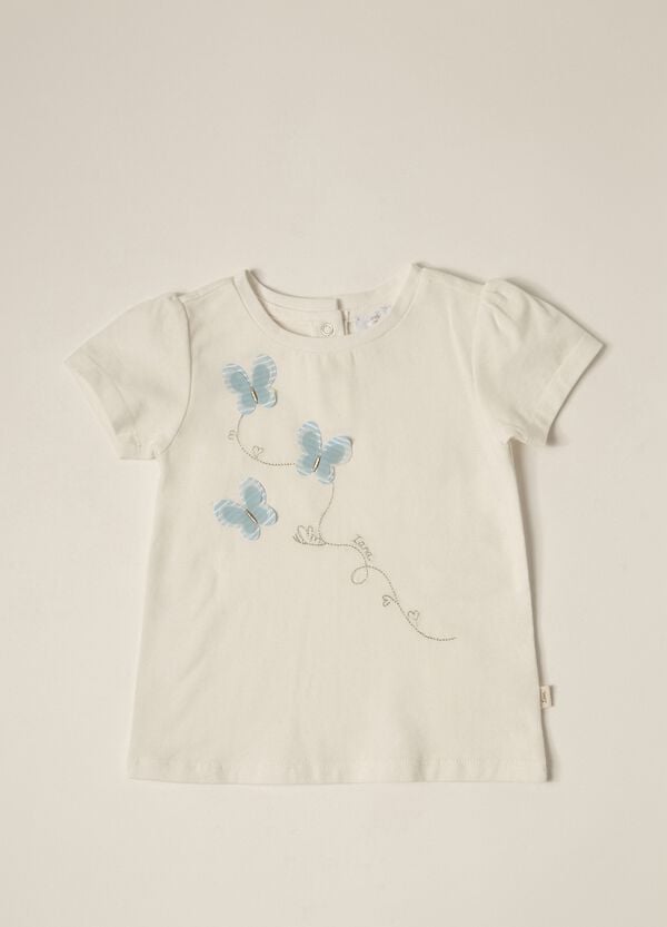 Ovs T-shirt in cotone stretch IANA neonata