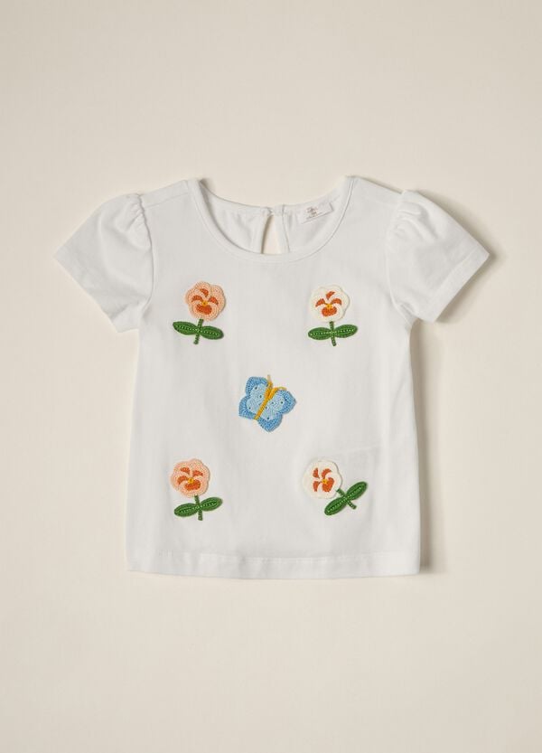 Ovs T-shirt in cotone stretch IANA neonata