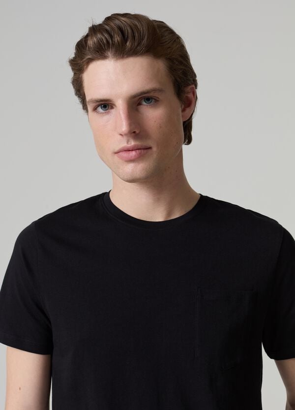 Ovs T-shirt In Cotone Supima Con Tasca