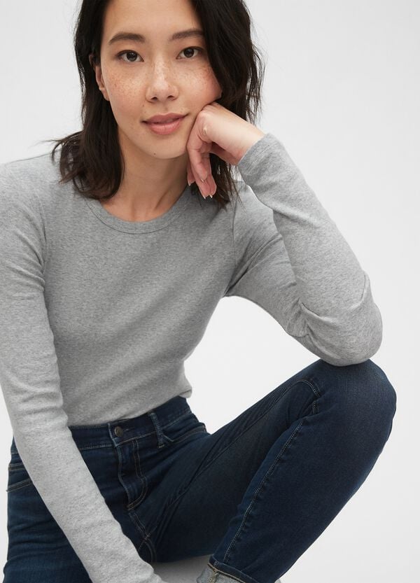 Ovs T-shirt in cotone Supima e modal stretch