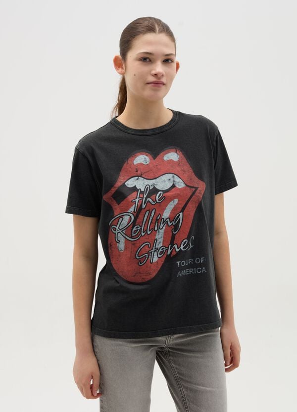 Ovs T-shirt In Cotone The Rolling Stones