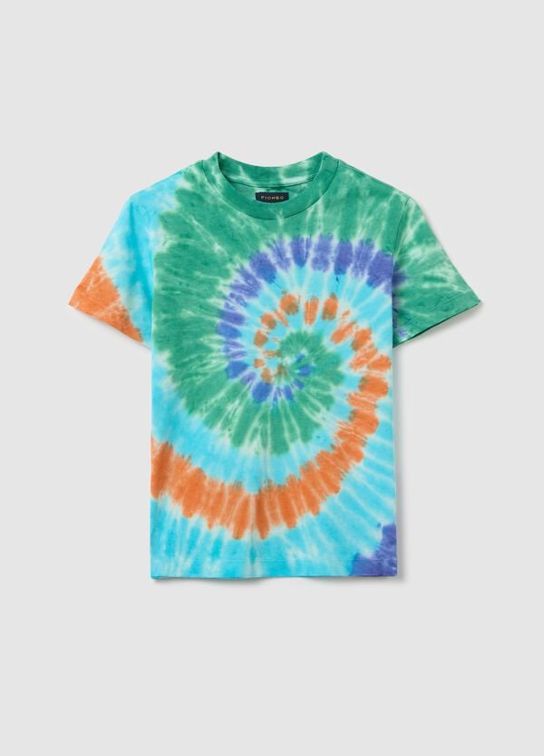 Ovs T-shirt in cotone Tie Dye scollo rotondo