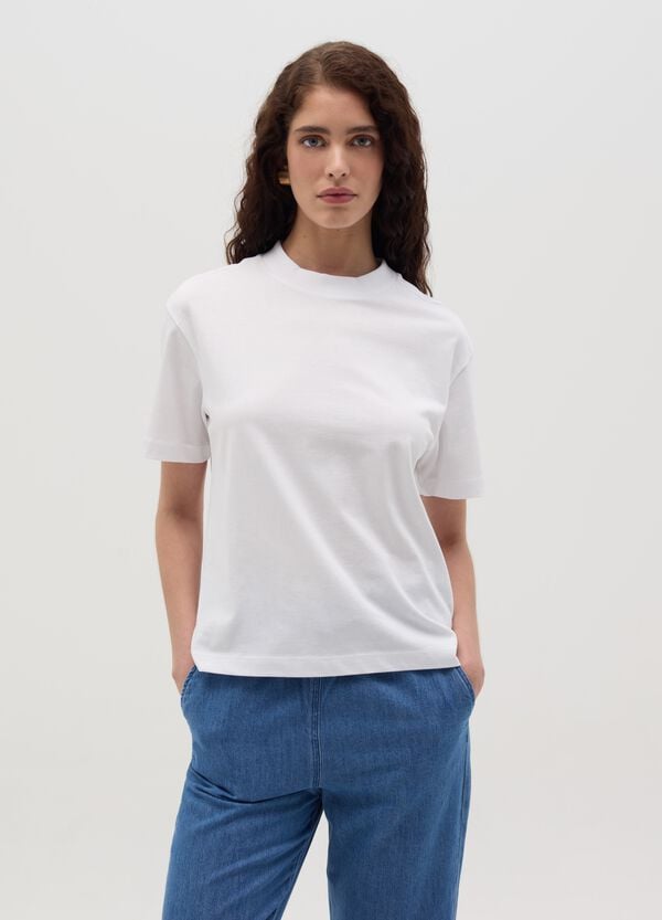 Ovs T-shirt in cotone tinta unita