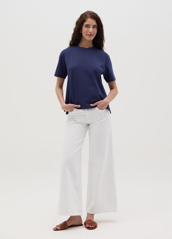 Ovs T-shirt in cotone tinta unita