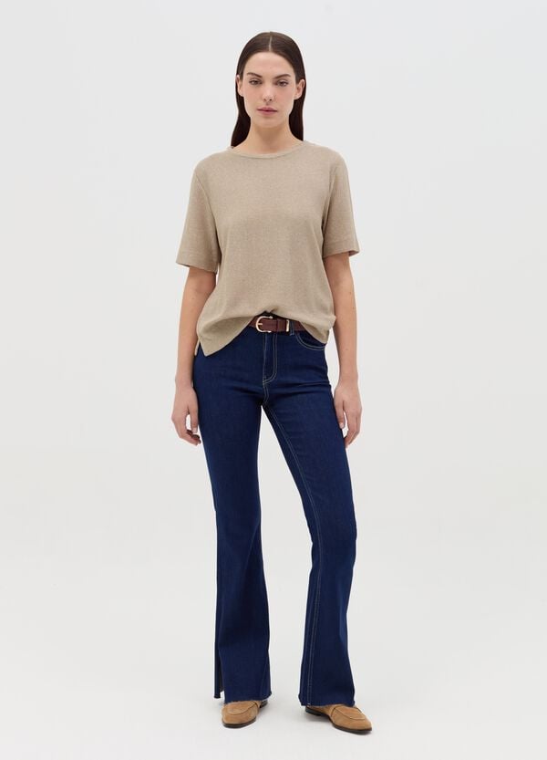 Ovs T-shirt in lurex con spacchetti