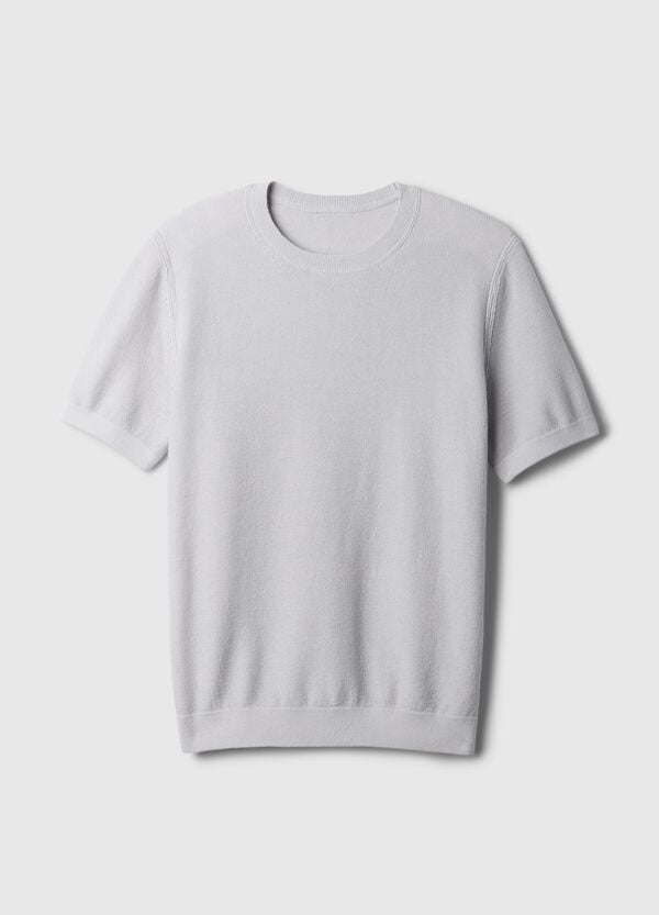 Ovs T-shirt In Maglia Di Misto Lino