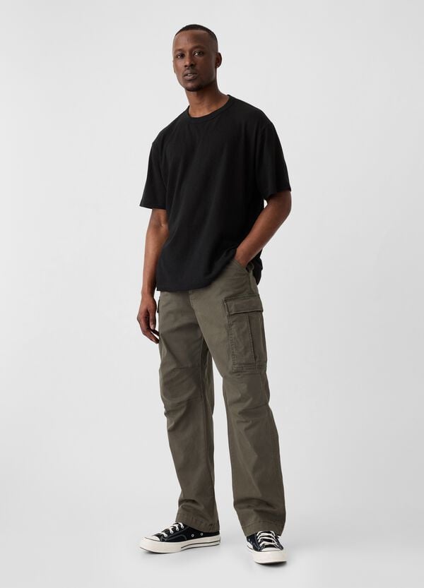 Ovs T-shirt In Misto Lino