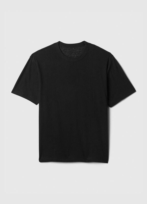 Ovs T-shirt In Misto Lino