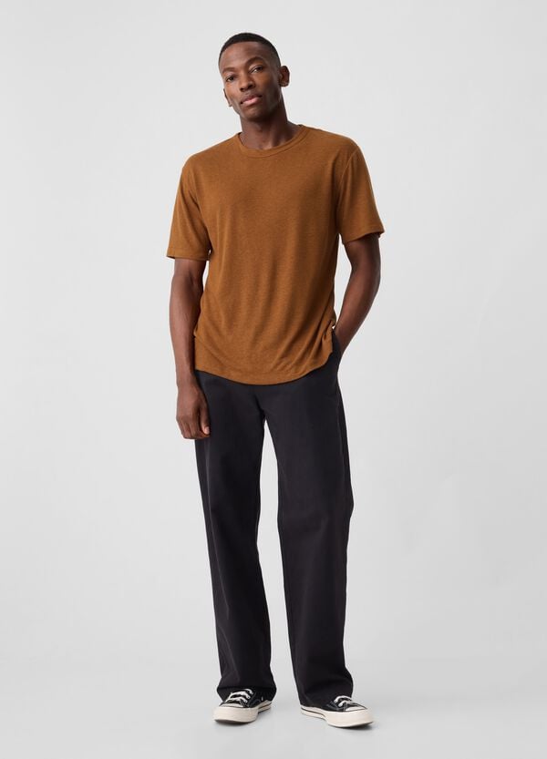 Ovs T-shirt In Misto Lino