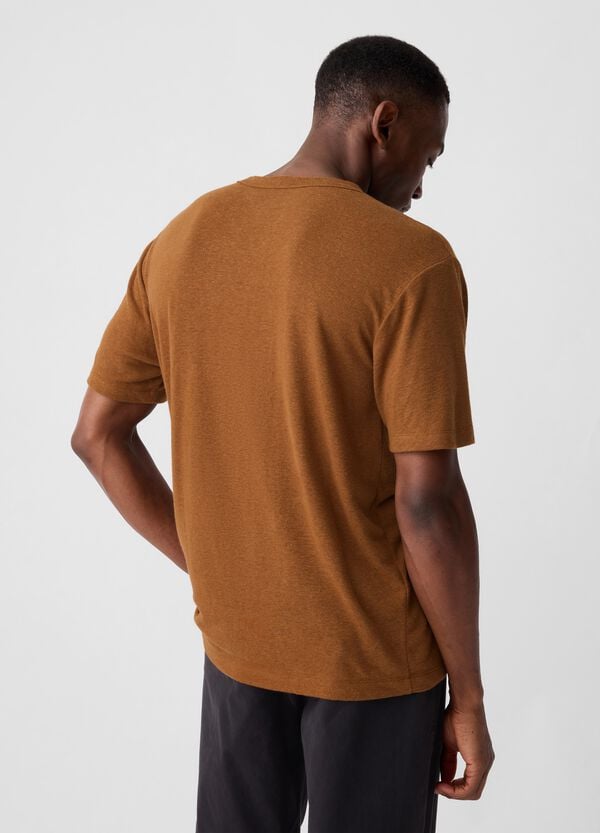 Ovs T-shirt In Misto Lino
