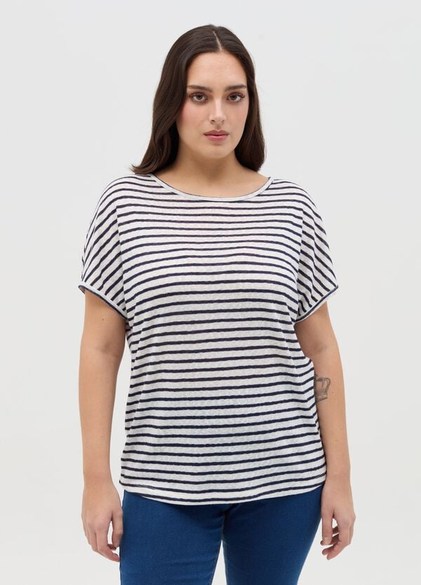 Ovs T-shirt In Misto Viscosa Curvy