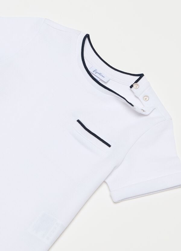 Ovs T-shirt In Piquet Con Taschino