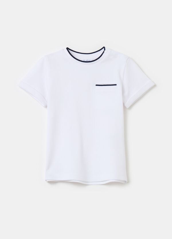 Ovs T-shirt in piquet con taschino