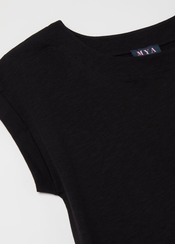 Ovs T-shirt In Slub Jersey Curvy