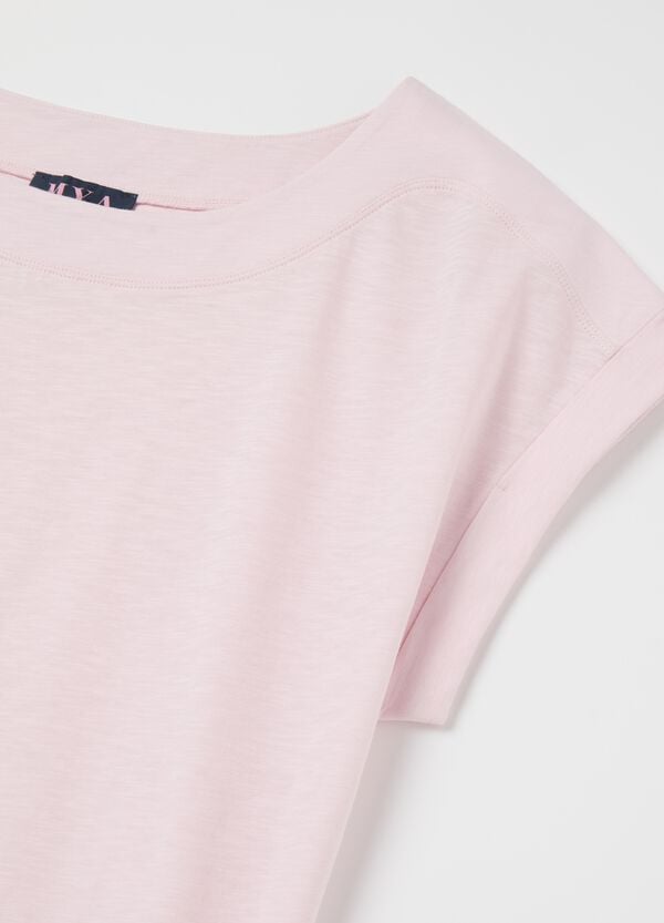 Ovs T-shirt In Slub Jersey Curvy