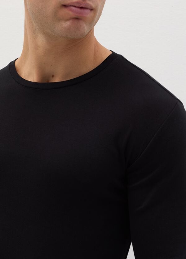 Ovs T-shirt Intima A Maniche Lunghe In Cotone Bio