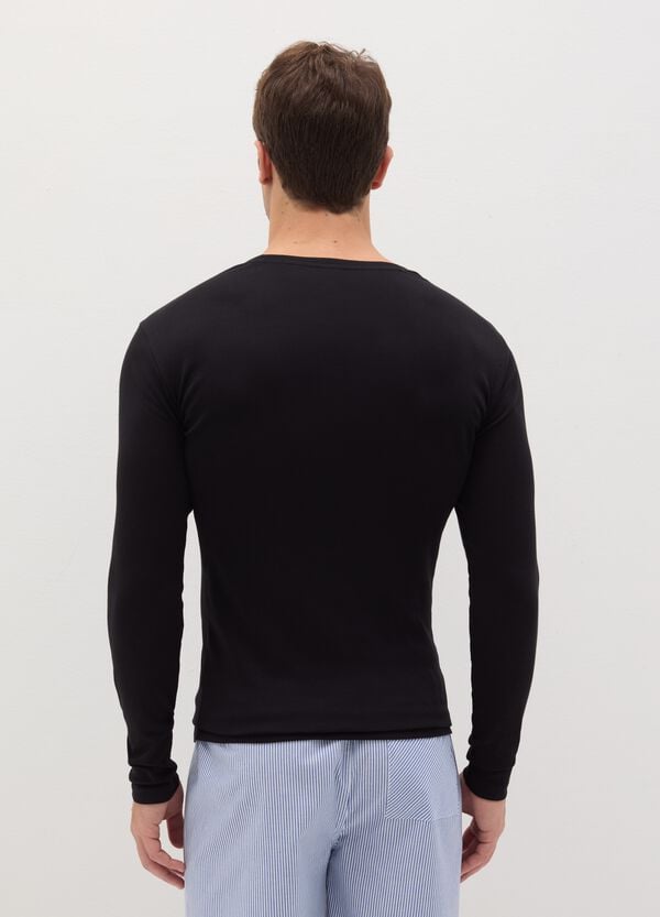 Ovs T-shirt Intima A Maniche Lunghe In Cotone Bio