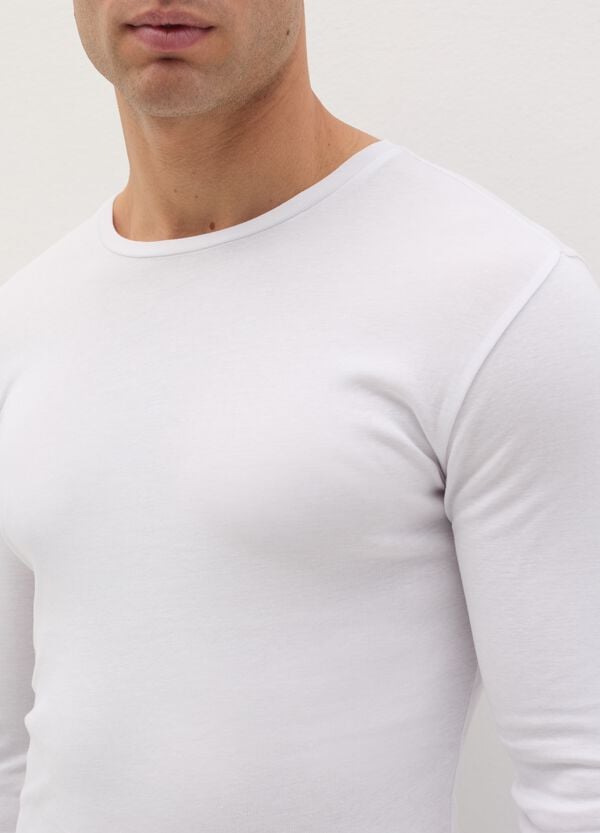 Ovs T-shirt Intima A Maniche Lunghe In Cotone Bio