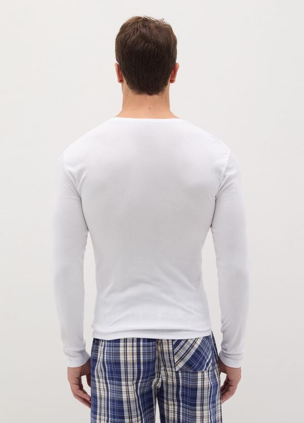 Ovs T-shirt Intima A Maniche Lunghe In Cotone Bio