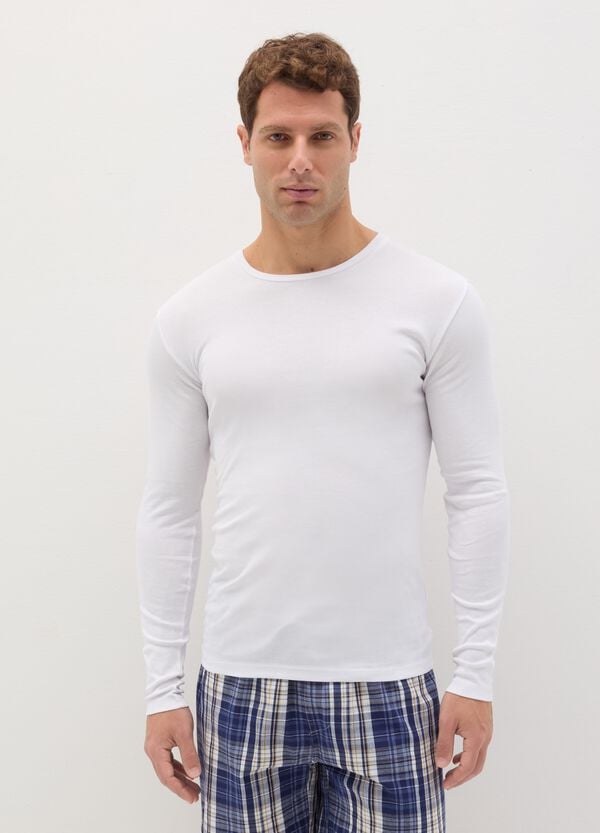 Ovs T-shirt intima a maniche lunghe in cotone bio