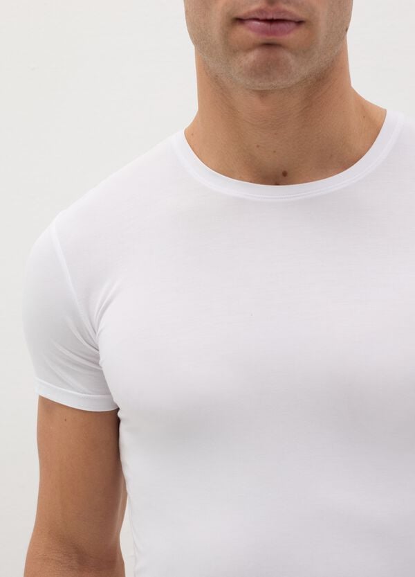 Ovs T-shirt Intima Girocollo In Modal Stretch