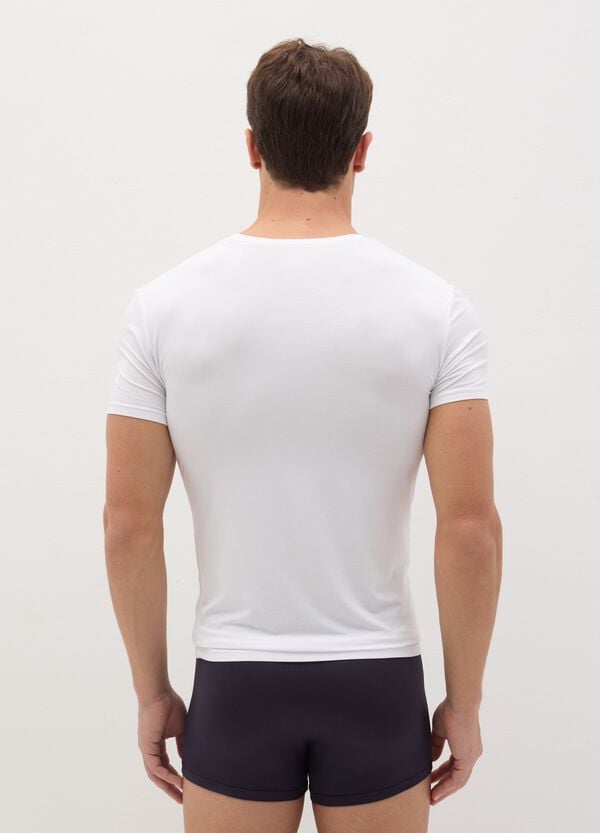 Ovs T-shirt Intima Girocollo In Modal Stretch