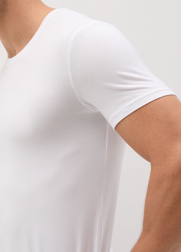 Ovs T-shirt Intima Girocollo In Modal Stretch