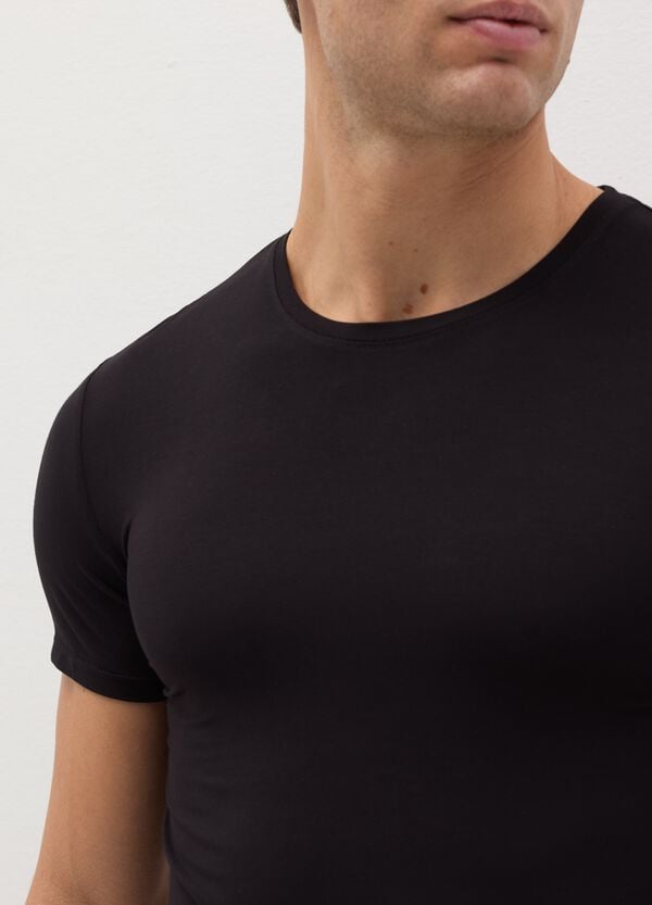 Ovs T-shirt Intima Girocollo In Modal Stretch